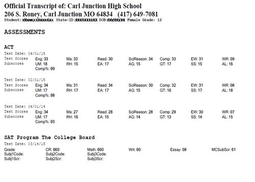 Transcript Page 2 